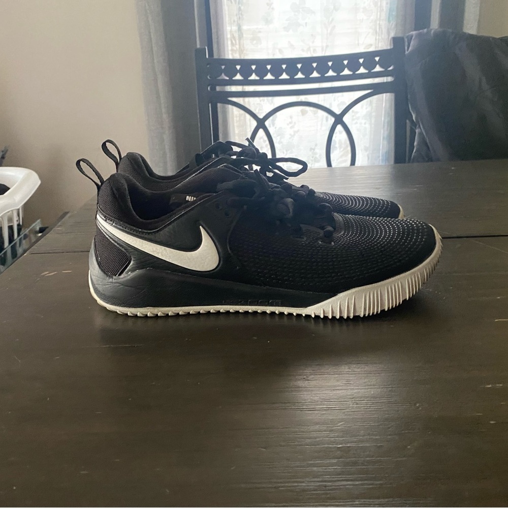 Nike Black Mesh Sneakers with White Accents